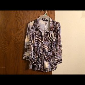 Essentials by Milano petiteXL button-up shirt